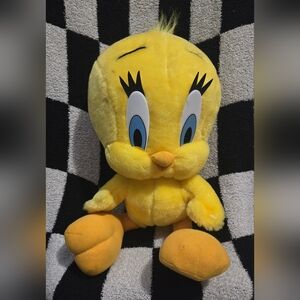 Vintage 1997 Looney Tunes 14" Tweety Bird Plush by Warner Brothers Ace Toys